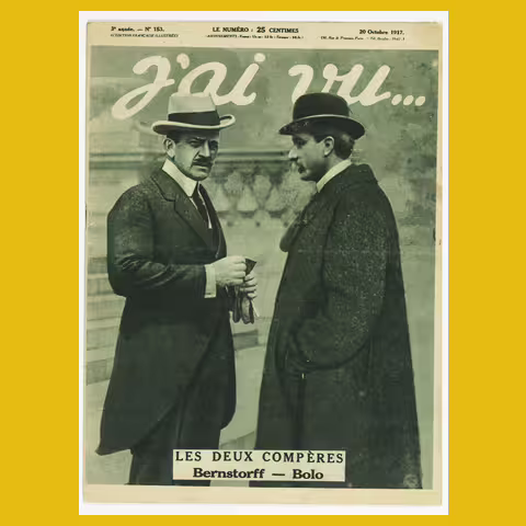 Forside af tidsskiftet J'ai Vu